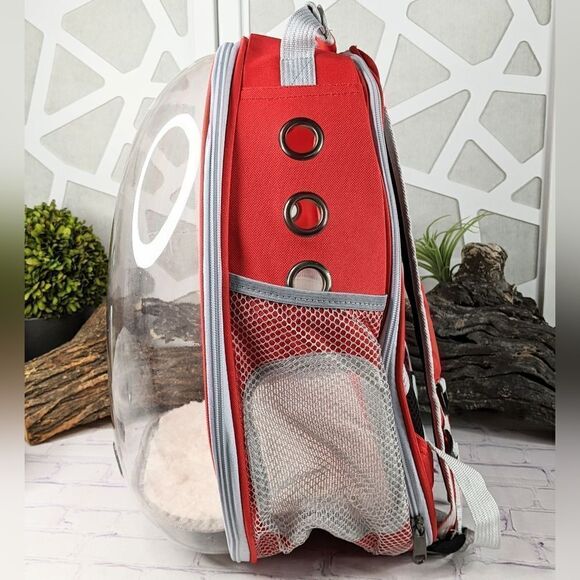 NWT - Portable Ventilated Carry Backpack for Dog Cat And Small Animals - Picture 5 of 15